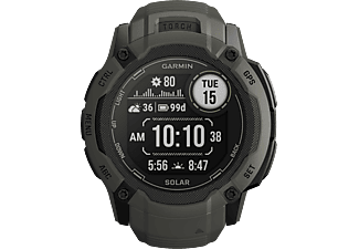 GARMIN Instinct 2X Solar - Smartwatch con GPS (145-228 mm, Silicone, Verde muschio)