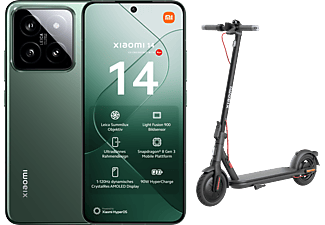 XIAOMI 14 + Electric Scooter 4 Lite Swiss Edition Bundle - Smartphone (6.36 ", 512 GB, Jade Green)