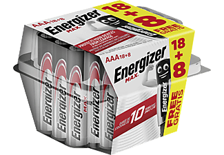 ENERGIZER AAA MAX 26PCS - Batterie (Argento)