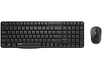 RAPOO X1800S - Tastiera e mouse da gioco (Nero)