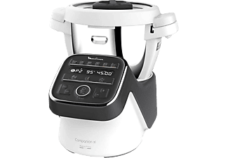 MOULINEX Companion XL HF80C8CH - Robot da cucina con funzione di cottura (Grigio/Bianco)