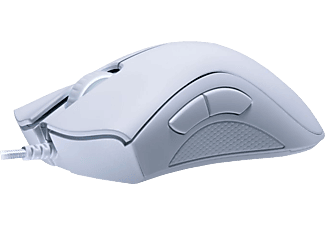 RAZER DeathAdder Essential - Mouse per gaming, Connessione con cavo, Ottica con diodi laser, 6400 dpi, White