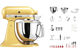 KITCHENAID Artisan KSM200 Swiss Anniversary - Robot da cucina (Giallo pastello)