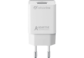 CELLULAR LINE Caricabatterie rapido adattivo USB 15W - Caricabatterie (Bianco)