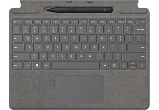 MICROSOFT Surface Pro Signature Keyboard with Slim Pen 2 - Tastiera con penna (Platino)