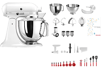 KITCHENAID Artisan KSM200 Swiss Anniversary - Robot da cucina (Bianco)