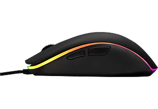 HYPERX Pulsefire Surge RGB - Mouse per gaming, Connessione con cavo, Ottica con diodi laser, 16000 dpi, Nero