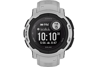 GARMIN Instinct 2 Solar - Smartwatch con GPS (Larghezza: 22 mm, Silicone, Grigio)