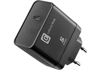 CELLULAR LINE Charger Ultra PD - Caricabatterie (Nero)