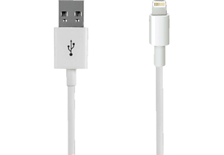 CELLULAR LINE Lightning USB-cavo per trasmissione dati - per iPhone 5 - bianco - 1 Cavo dati USB (Bianco)