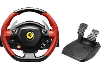 THRUSTMASTER Ferrari 458 Spider - Volante (Nero, rosso)