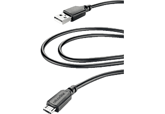 CELLULAR LINE USB a Micro-USB Data Cavo - Cavo dati (Nero)