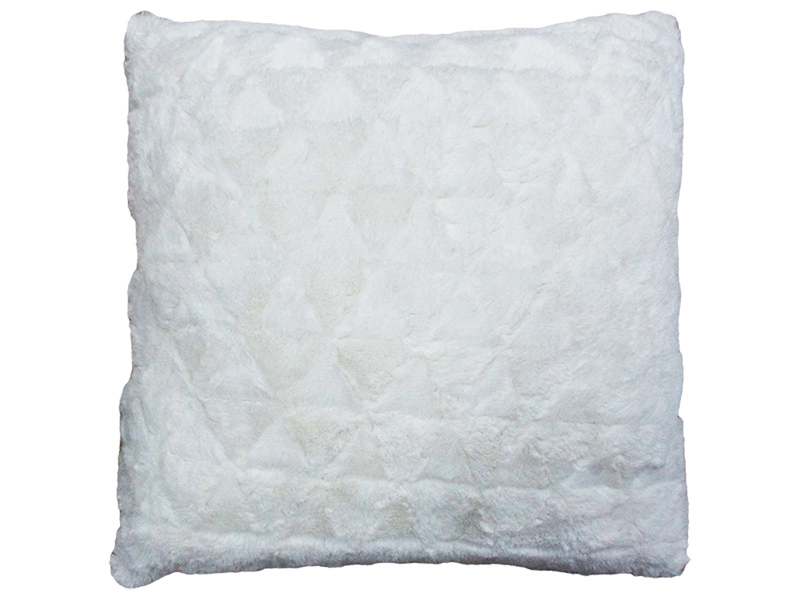 Cuscino COOLE 45x45cm bianco pelliccia sintetica