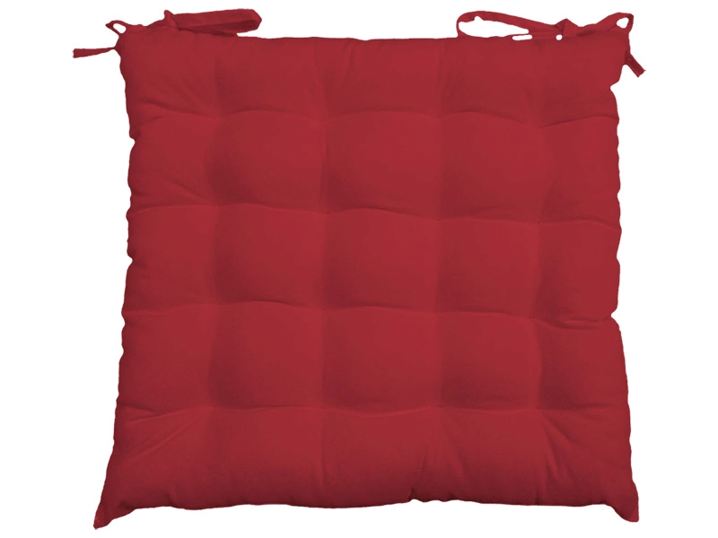 Cuscino coprisedia PANAMA 40x40cm rosso