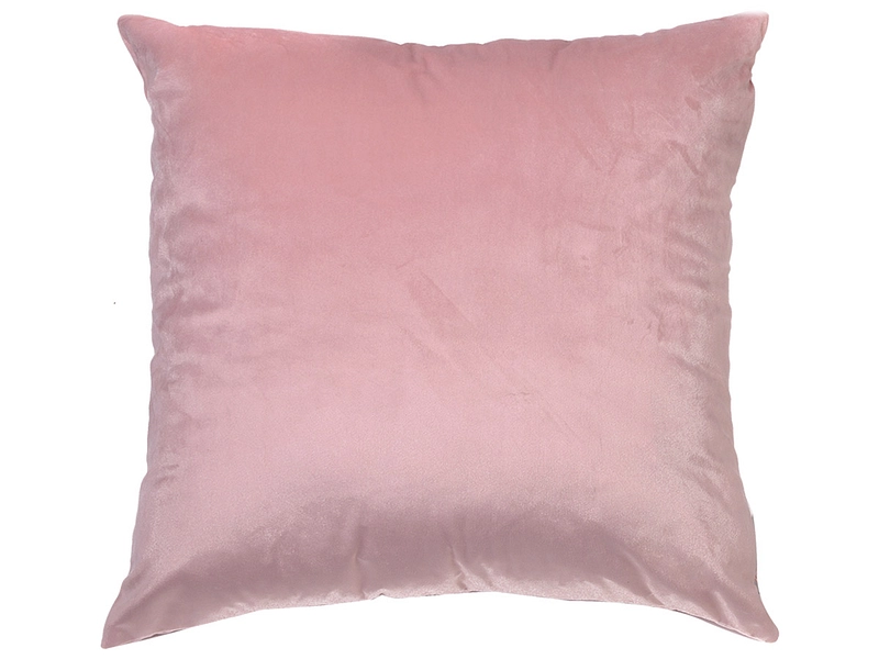 Cuscino VELVET 50x50cm rosa unito