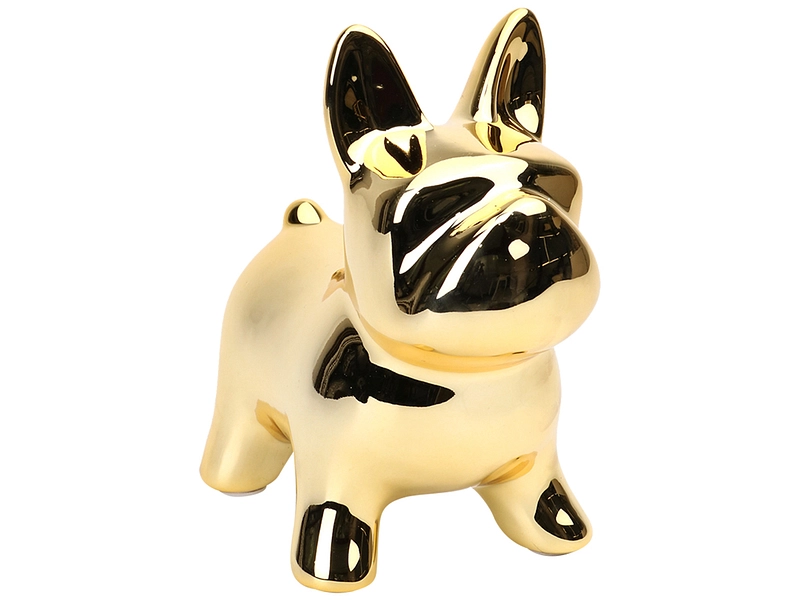 Statuina Bulldog MEDOR Dorato