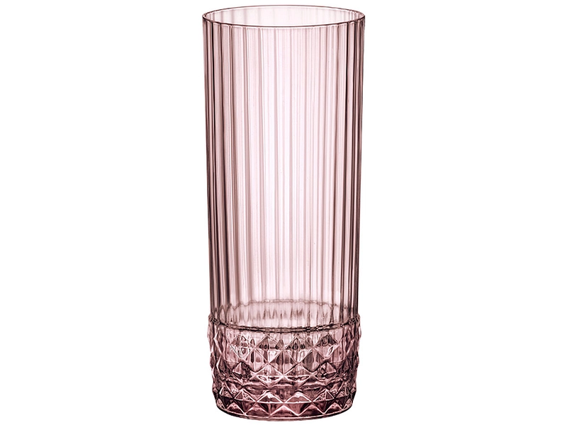 Bicchiere da long drink AMERICA 6 pezzi rosa 40 cl