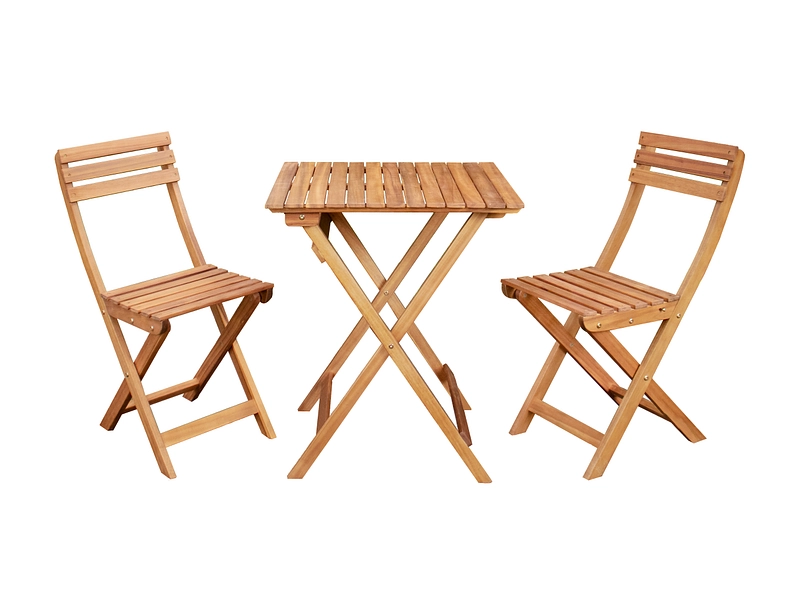 Set tavolo e sedie BISTRO Acacia legno