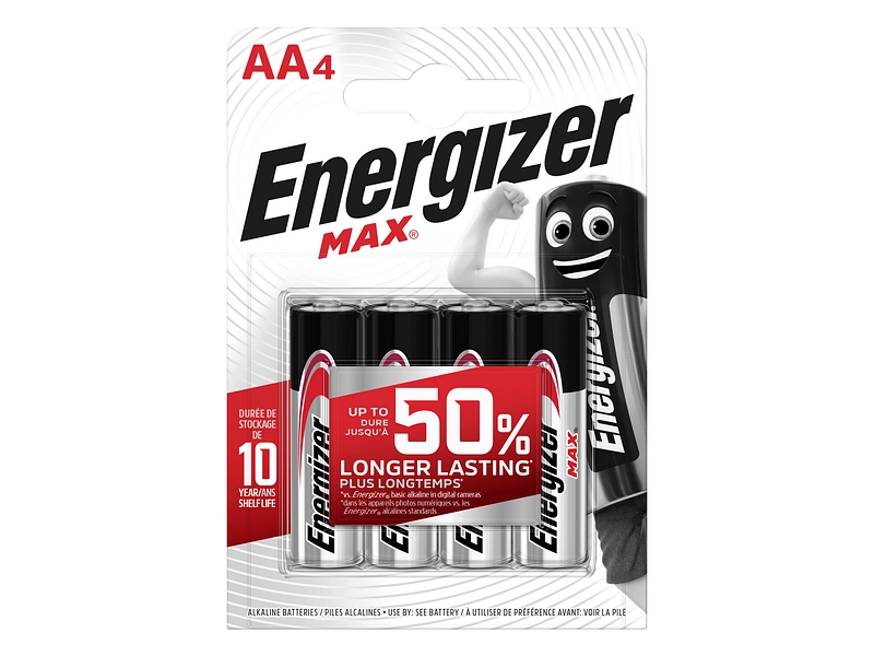 Energizer Batteria Energizer Max Mignon AA 4 pezzi energizer