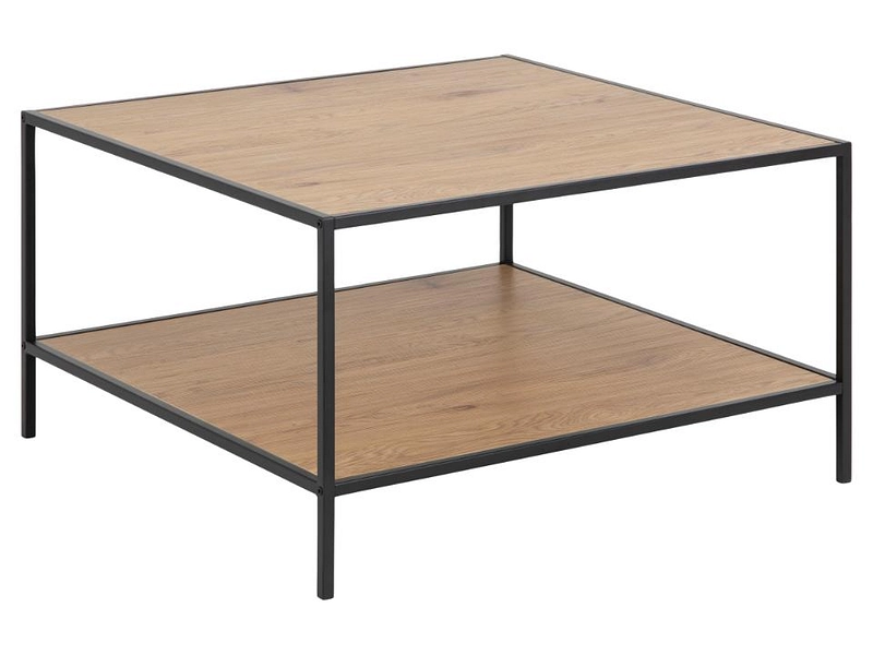 Tavolino SEAFORD 80x80x45cm quercia