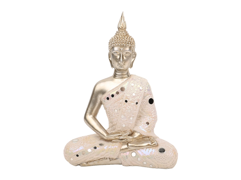 Figurina Buddha INDI Bianco