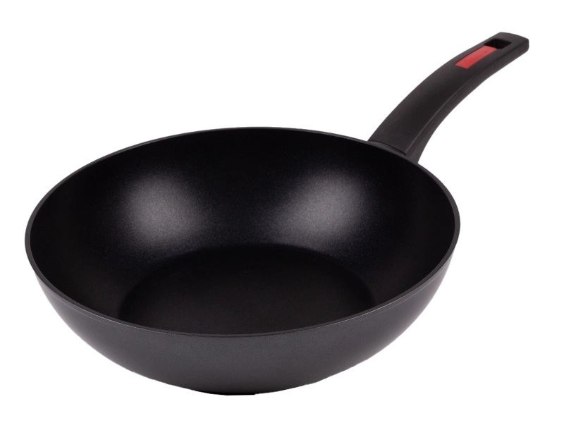 Wok EVOLUTION ZANETTI 6 pezzi alluminio nero siderale