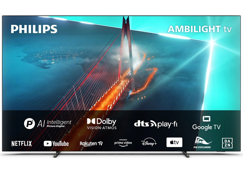 Philips TV 55OLED708/12 55" 3840 x 2160 Ultra HD 4K OLED philips