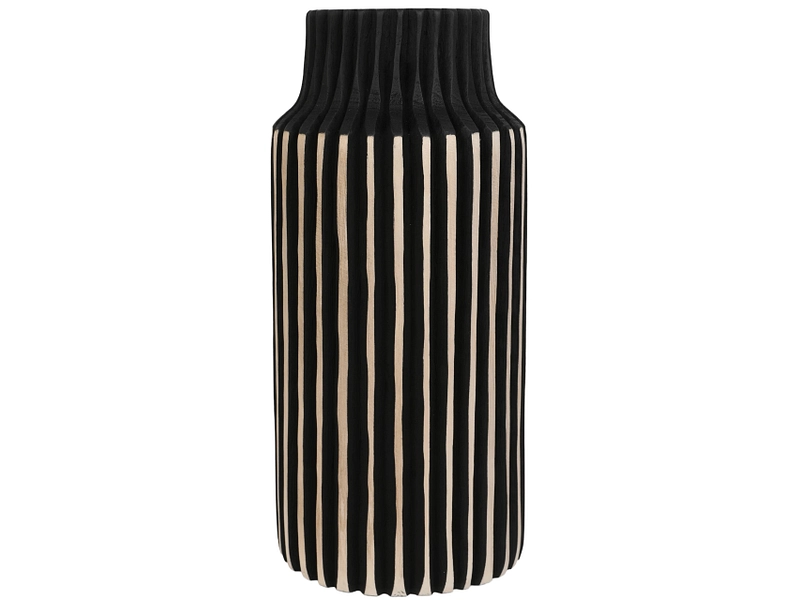 Vaso STRIPE 18x18x28cm nero