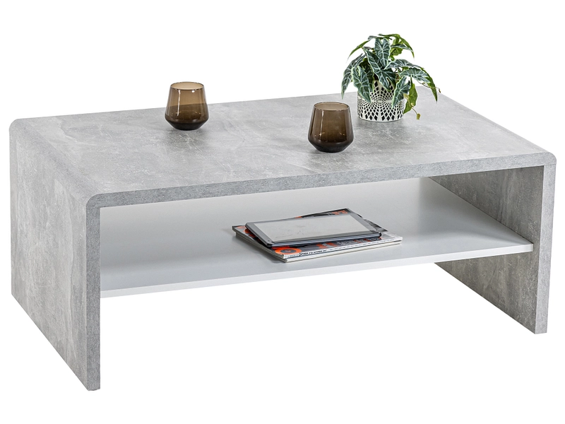 Tavolino MALTA 59x100x40cm cemento