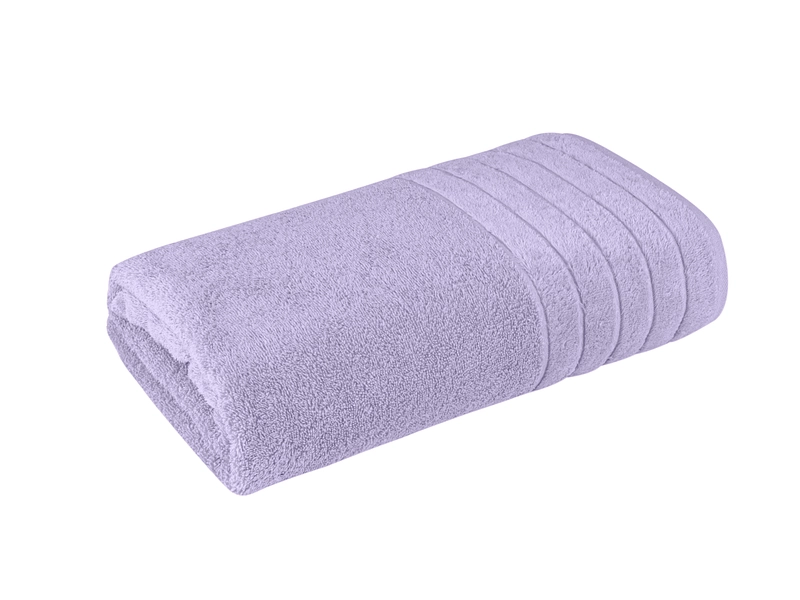 Asciugamano da bagno SIERRA 100x150cm lilla