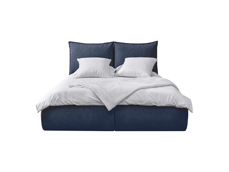 Letto contenitore BOBOCHIC GARANCE 160x200cm blu