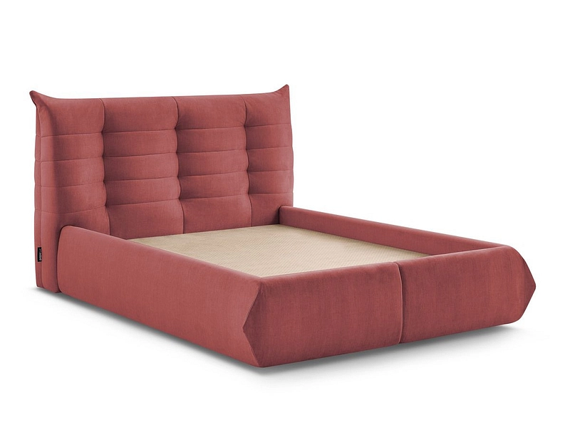 Letto contenitore BOBOCHIC CLOTHILDE 160x200cm rosso