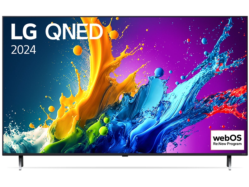 TV QNED LG ELECTRONICS 55''/139 cm 55QNED80T6A, 4K UHD