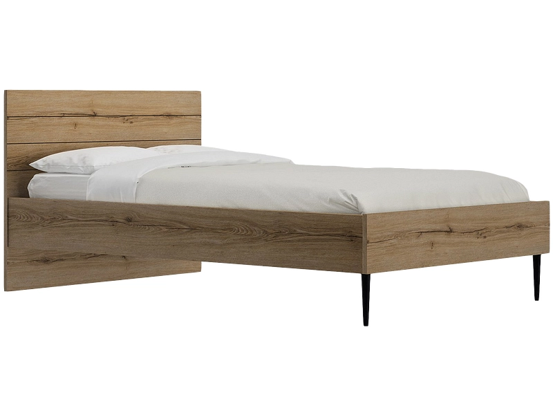 Letto LUCIAN 120x200cm quercia quercia