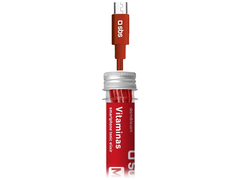 Cavo USB 2.0 Micro USB SBS Rosso