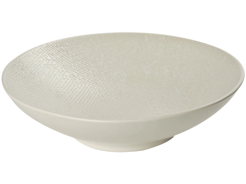 Piatto fondo VESUVIO Ø 19 cm ceramica bianco 1 pezzo