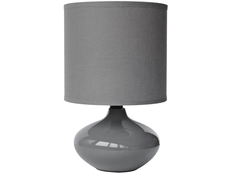 Lampada da tavolo LED ALIZEE 24.5cm 40W grigio