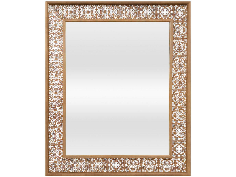 Specchio rettangolare KENZA 40 cm x 140 cm quercia