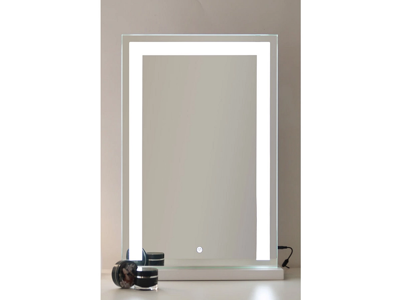 Specchio rettangolare BURLESQUE 53 cm x 78 cm bianco