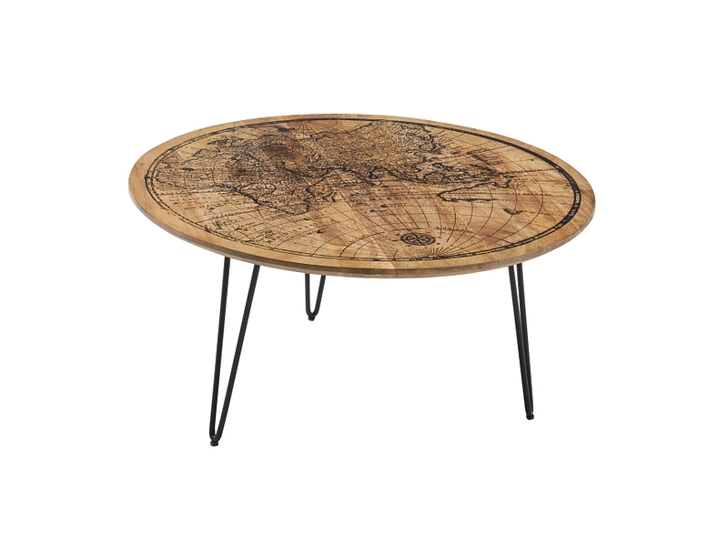 Tavolino NAPOCA 90x90x46cm legno