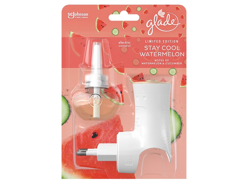 Starter pack scented oil electric GLADE stay cool watermelon
