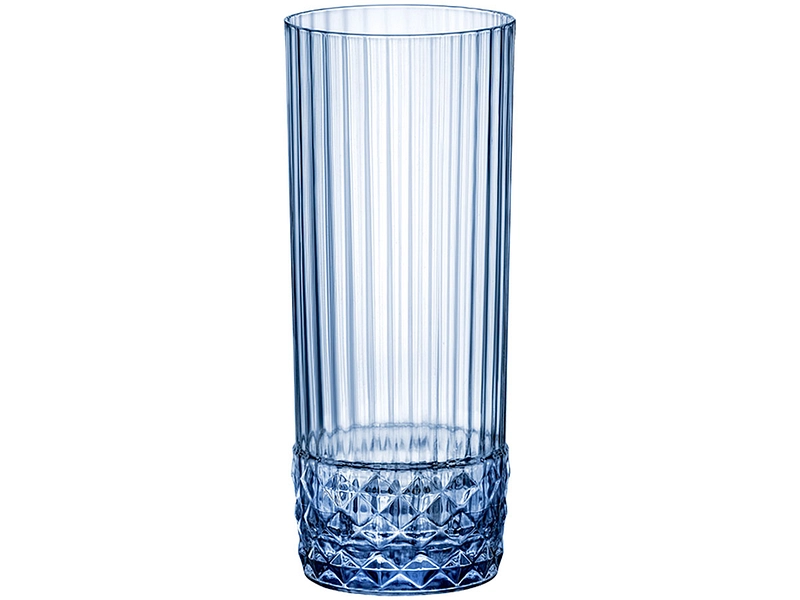 Bicchiere da long drink AMERICA 6 pezzi blu 40 cl