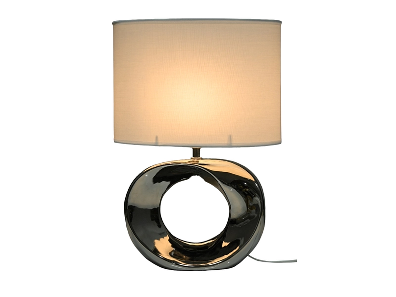 Lampada da tavolo LED RING 42.5cm 60W beige