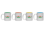 Mug HERO 0.15cl porcellana multicolore