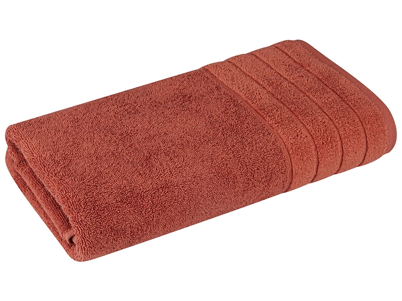 Asciugamano da bagno SIERRA 70x140cm terracotta