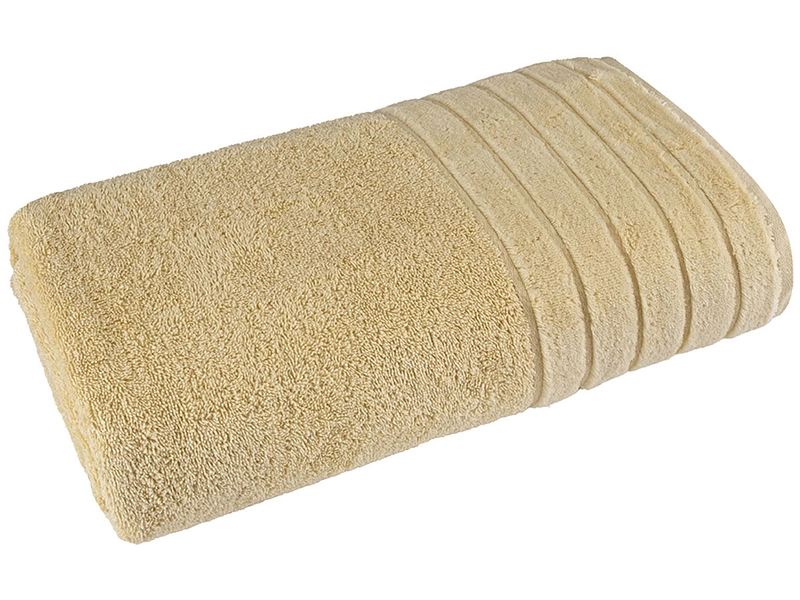 Asciugamano da bagno SIERRA giallo 100 cm x 150 cm