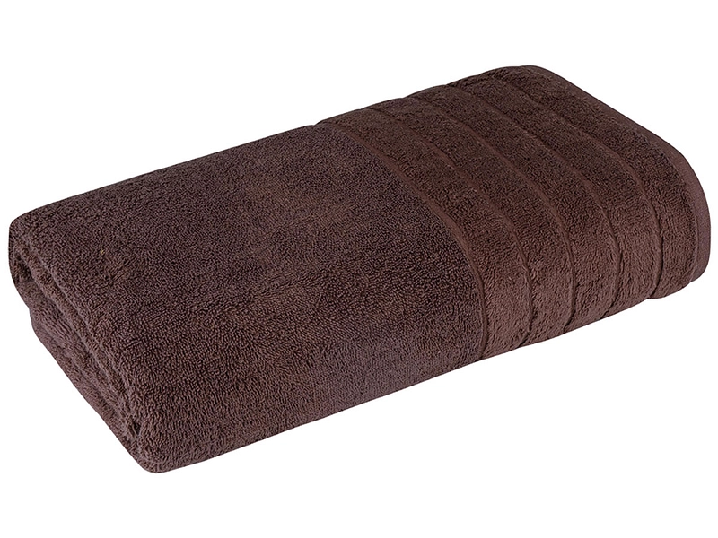 Asciugamano da bagno SIERRA marrone 100 cm x 150 cm