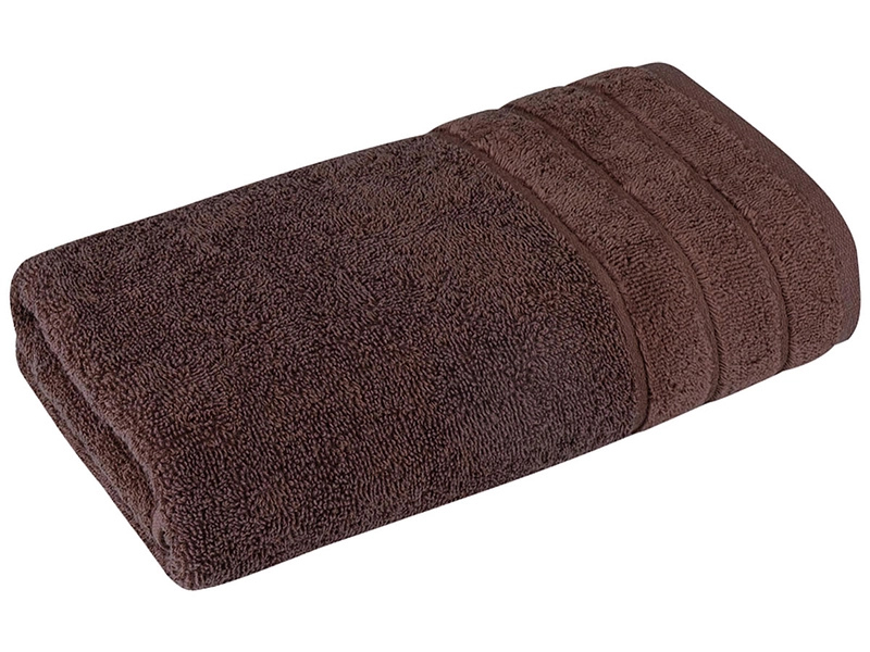 Asciugamano da bagno SIERRA marrone 50 cm x 100 cm