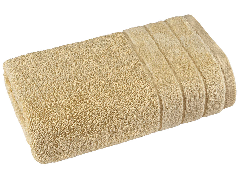 Asciugamano da bagno SIERRA giallo 50 cm x 100 cm