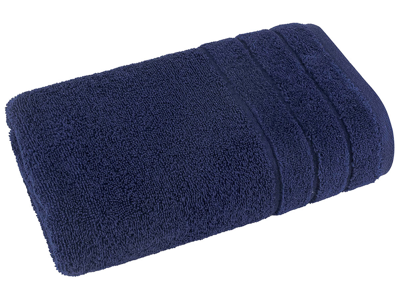Asciugamano da bagno SIERRA blu notte 50 cm x 100 cm